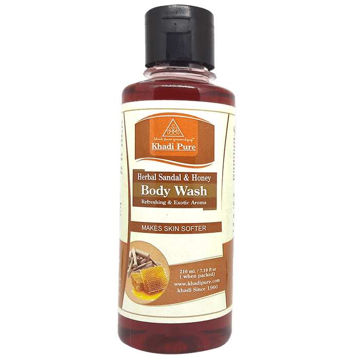 Khadi Pure Herbal Sandal & Honey Body Wash - Classic Derma