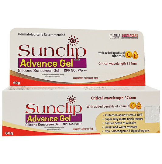 Sunclip Advance Silicone Sunscreen Gel SPF 50 PA+++ - Classic Derma