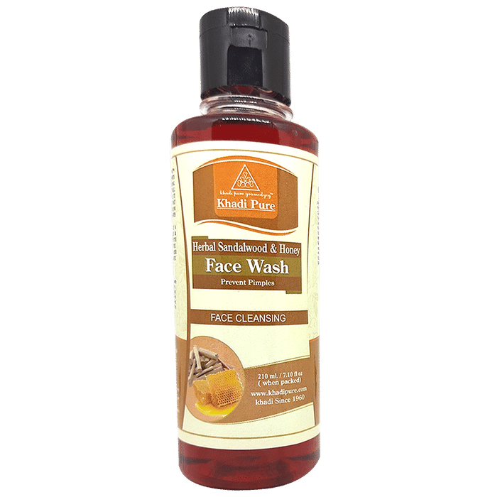 Khadi Pure Herbal Sandalwood & Honey Face Wash - Classic Derma