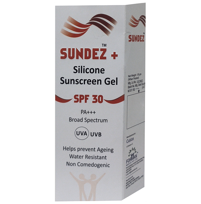 Sundez + Silicone Sunscreen Gel SPF 30 - Classic Derma