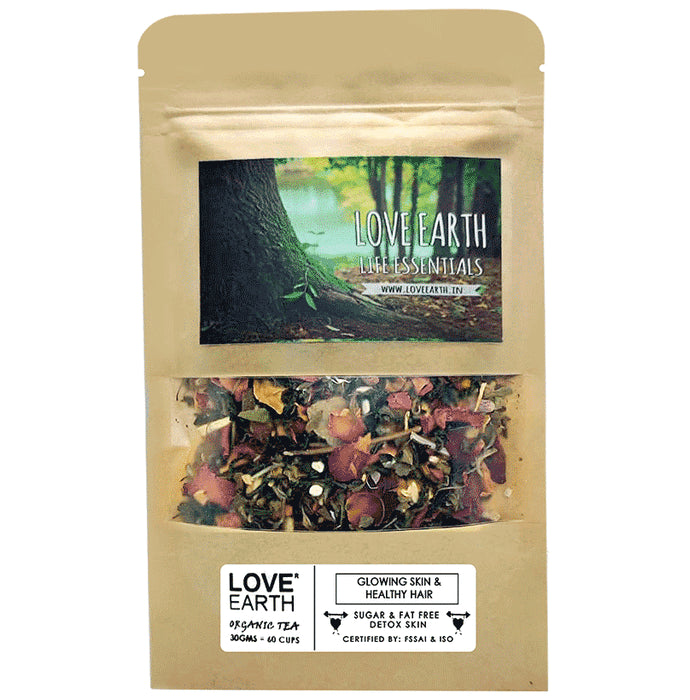 Love Earth Glowing Skin & Healthy Hair Green Tea - Classic Derma