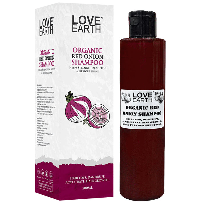 Love Earth Organic Red Onion Shampoo - Classic Derma