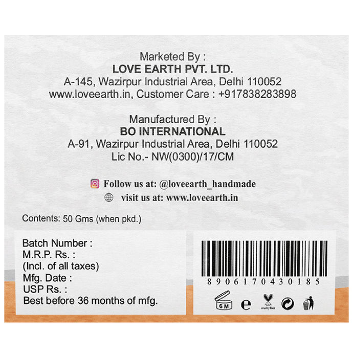 Love Earth Vitamin C & Glutathione Cream Scrub