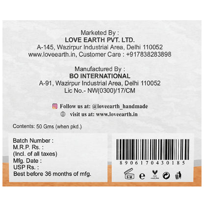 Love Earth Vitamin C & Glutathione Cream Scrub