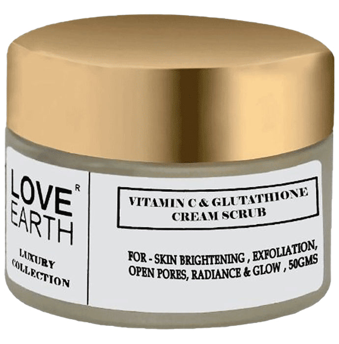 Love Earth Vitamin C & Glutathione Cream Scrub