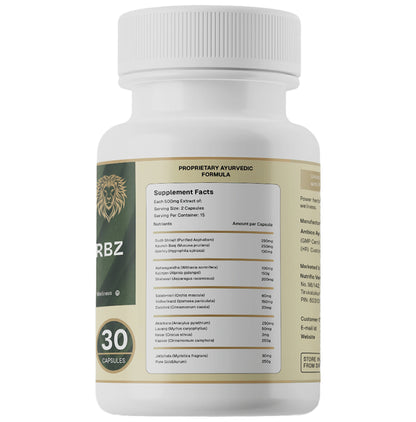 Love Herbz Power Herbz Gold Capsule (30 Each)