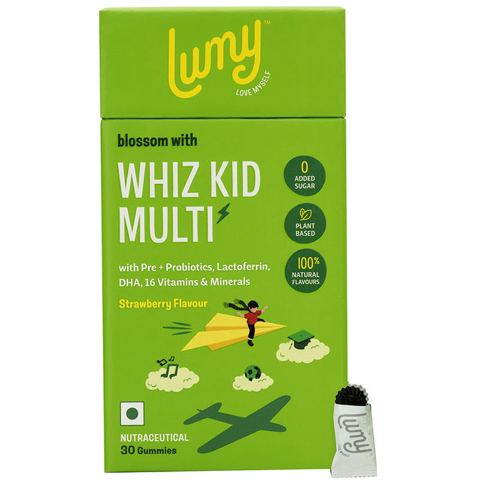 Lumy Blossom with Whiz Kid Multi Gummies (30 Each) Strawberry - Classic Derma