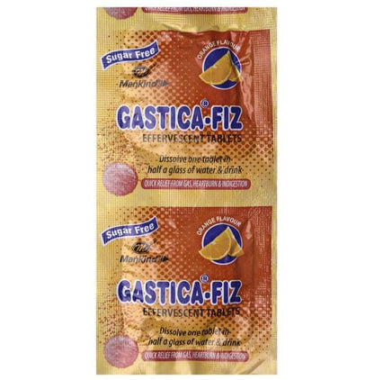 Gastica-Fiz Effervescent Tablet Orange Sugar Free - Classic Derma