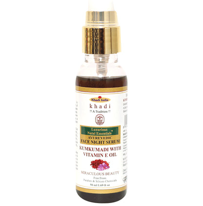 Luxurious Natal Essentials Ayurevedic Face Night Serum Kumkumadi with Vitamine E Oil - Classic Derma