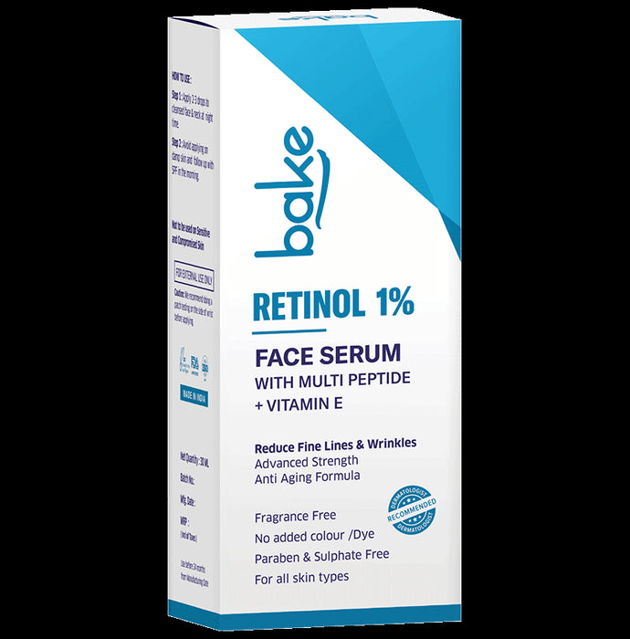 Bake 1% Retinol Anti Aging Face Serum - Classic Derma