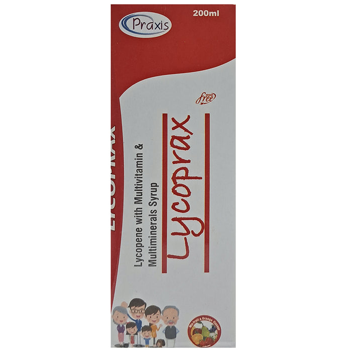Lycoprax Syrup Mix Fruit & Orange Sugar Free - Classic Derma