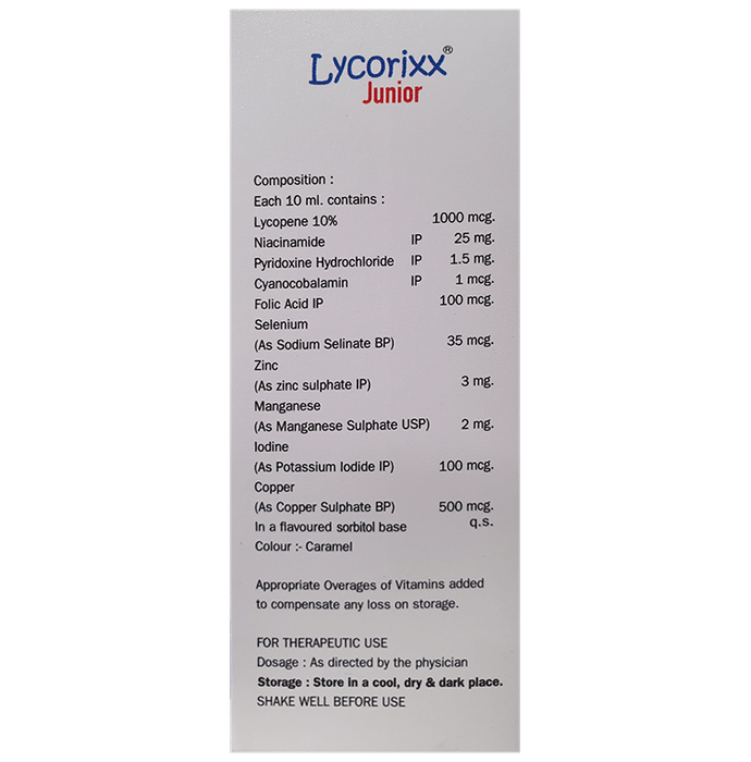 Lycorixx Junior Oral Suspension Mix Fruit Flavour