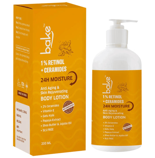 Bake 1% Retinol & Ceramides Body Wash - Classic Derma