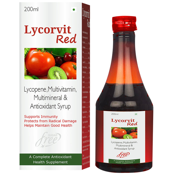 Lycorvit Red Syrup Sugar Free