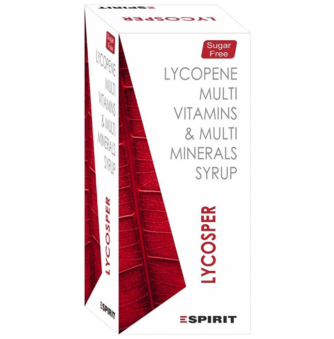 Lycosper Syrup Mix Fruit & Orange Sugar Free - Classic Derma