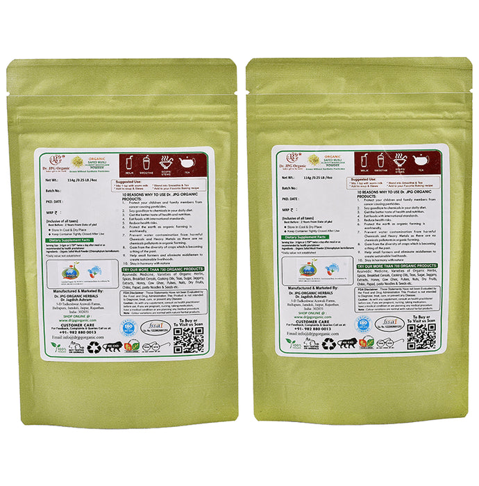 Dr. JPG Organic Safed Musli Powder (114gm Each)