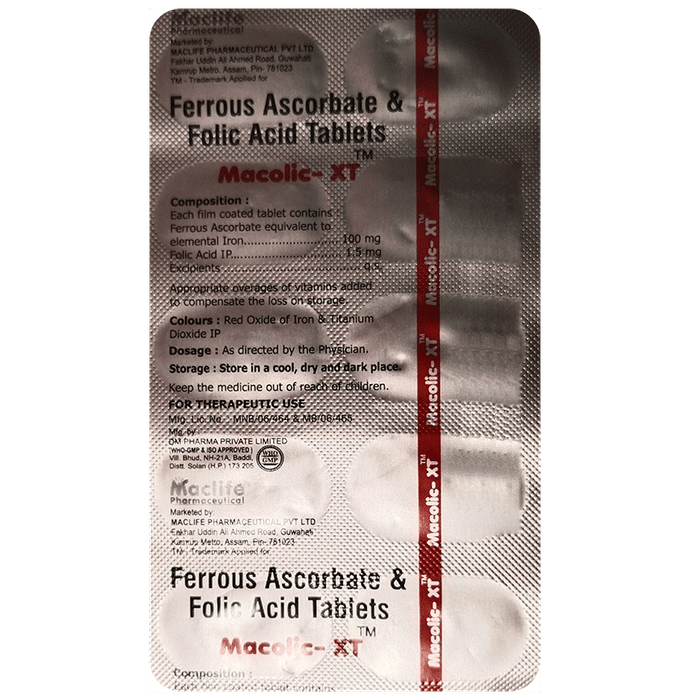Macolic-XT Tablet - Classic Derma