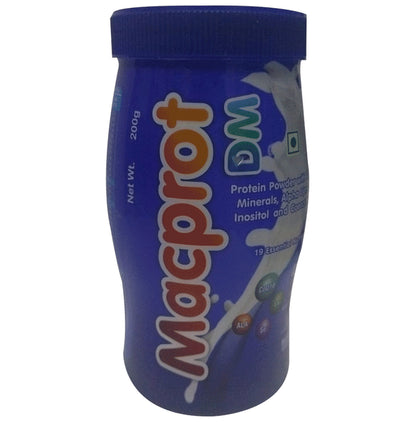 Macprot DM with CoQ10, Vitamins & Minerals for Diabetics | Flavour Powder Vanilla - Classic Derma