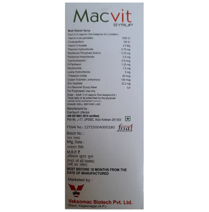 Macvit Syrup