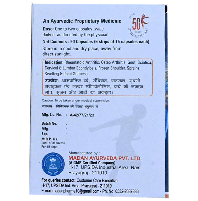Madan Rheuwin-Anti Arthritic Analgesic Capsule