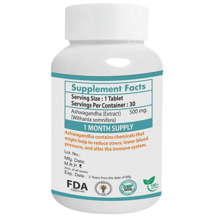 Valkyrine Ashwagandha Tablets (120 Each)