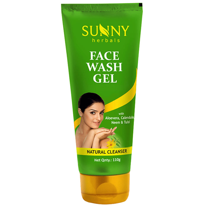 Sunny Herbals Face Wash Gel Natural Cleanser - Classic Derma