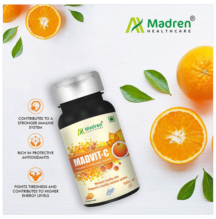 Madren Healthcare Madvit-C Vitamin C 500mg Chewable Tablet