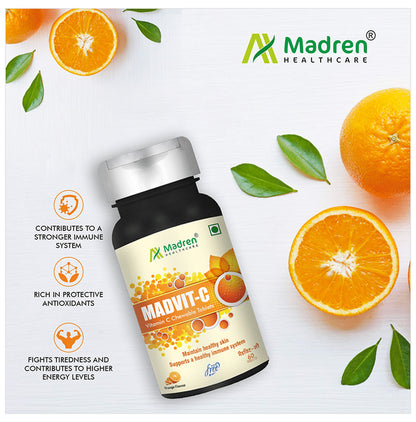 Madren Healthcare Madvit-C Vitamin C 500mg Chewable Tablet