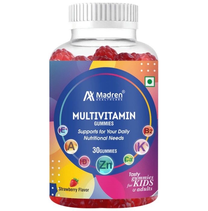Madren Healthcare Multivitamin Gummies Strawberry - Classic Derma