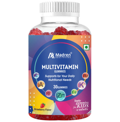 Madren Healthcare Multivitamin Gummies Strawberry - Classic Derma