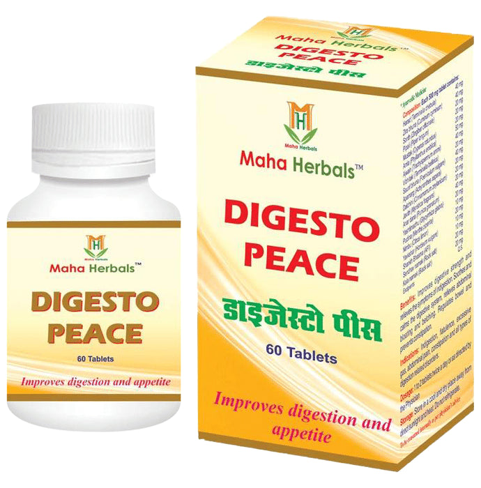 Maha Herbals Digesto Peace Tablet - Classic Derma