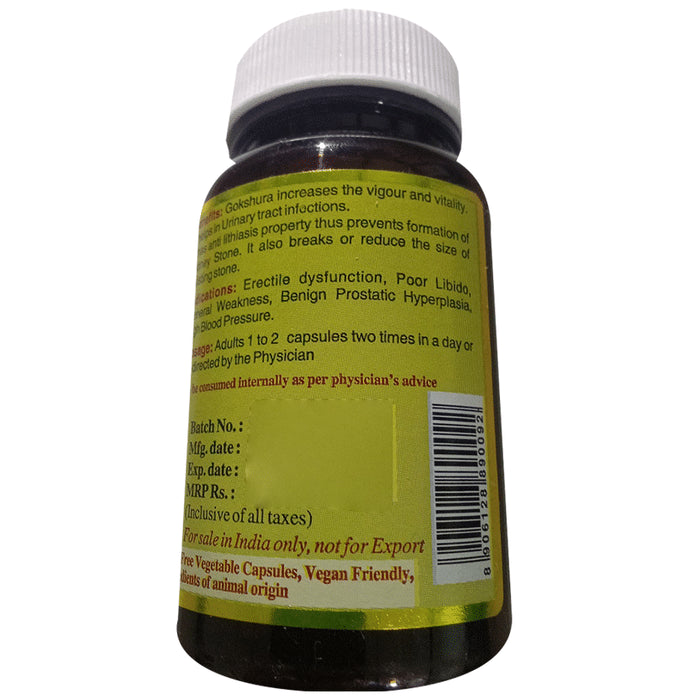 Maha Herbals Gokshura Extract Vegetarian Capsule
