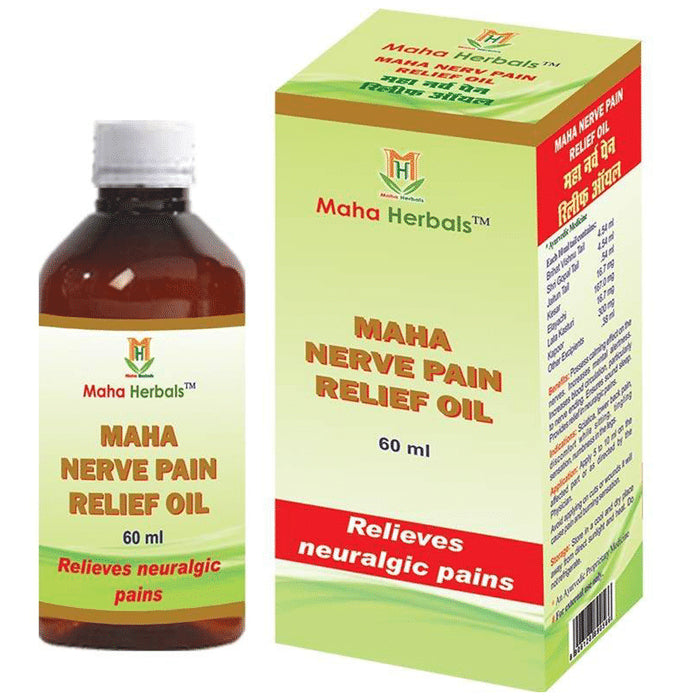 Maha Herbals Maha Nerve Pain Relief Oil - Classic Derma