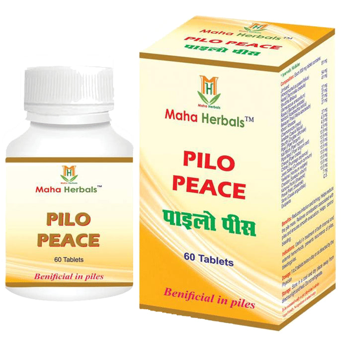 Maha Herbals Pilo Peace Tablet - Classic Derma