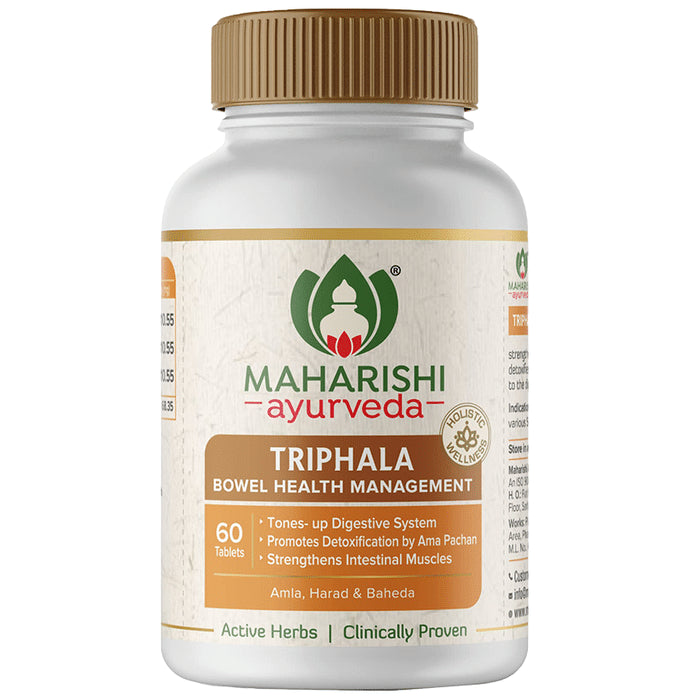 Maharishi Ayurveda Triphala Tablet |Supports Digestion, Relieves Constipation - Classic Derma