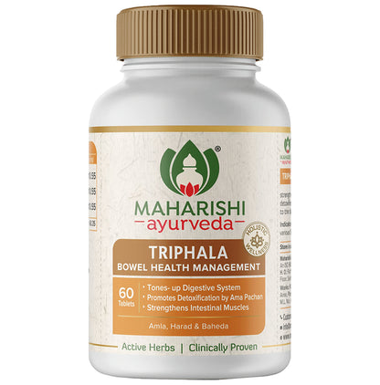 Maharishi Ayurveda Triphala Tablet |Supports Digestion, Relieves Constipation - Classic Derma