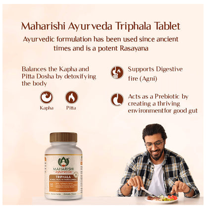 Maharishi Ayurveda Triphala Tablet |Supports Digestion, Relieves Constipation