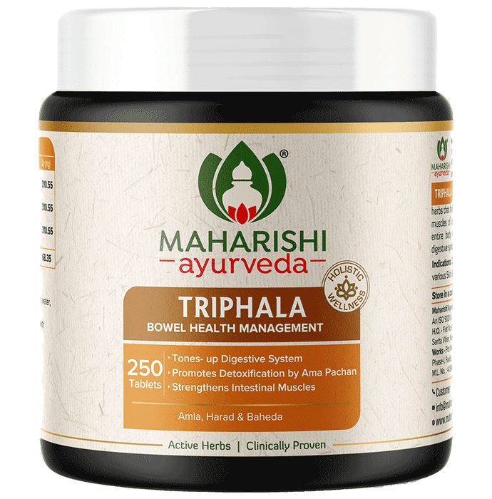 Maharishi Ayurveda Triphala Tablet |Supports Digestion, Relieves Constipation - Classic Derma
