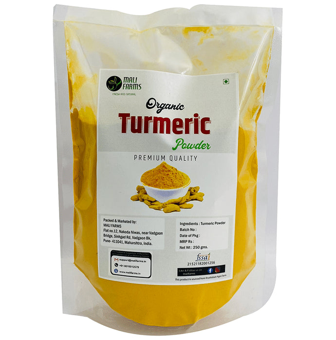 Mali Farms Organic Turmeric Powder - Classic Derma