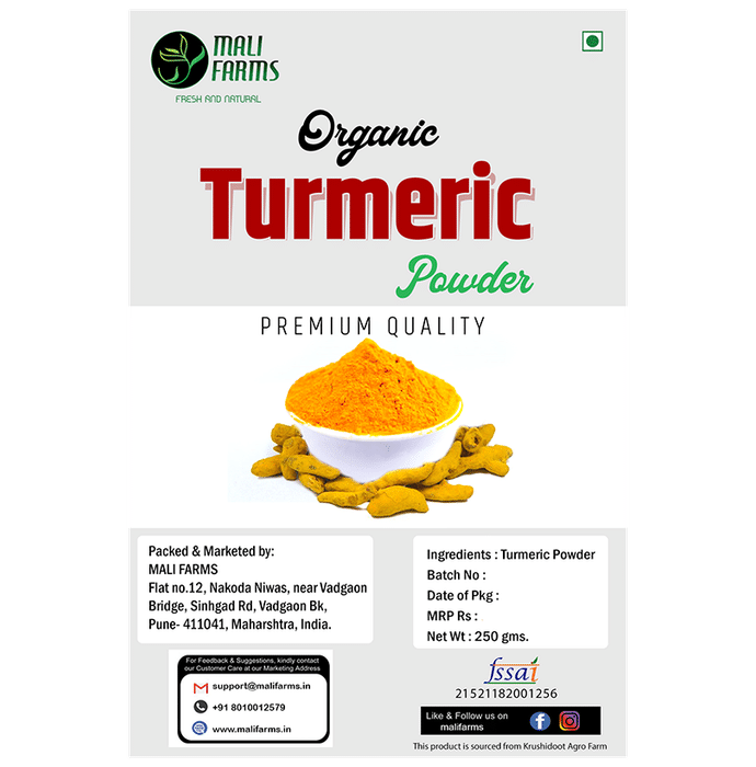 Mali Farms Organic Turmeric Powder