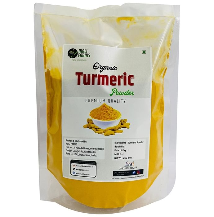 Mali Farms Organic Turmeric Powder - Classic Derma