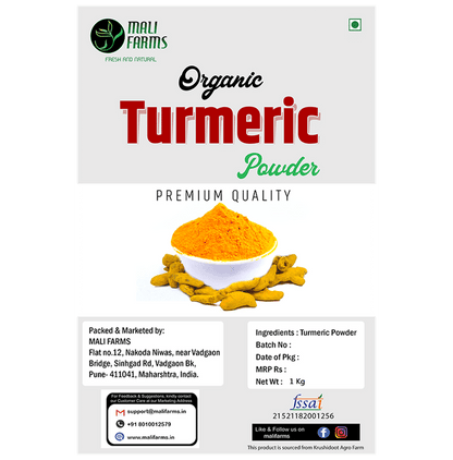 Mali Farms Organic Turmeric Powder