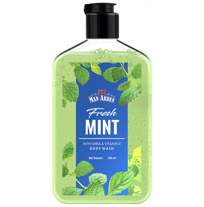 Man Arden Fresh Mint with Shea & Vitamin E Body Wash - Classic Derma