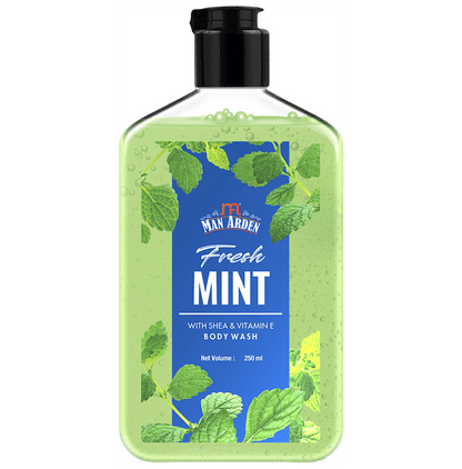 Man Arden Fresh Mint with Shea & Vitamin E Body Wash - Classic Derma