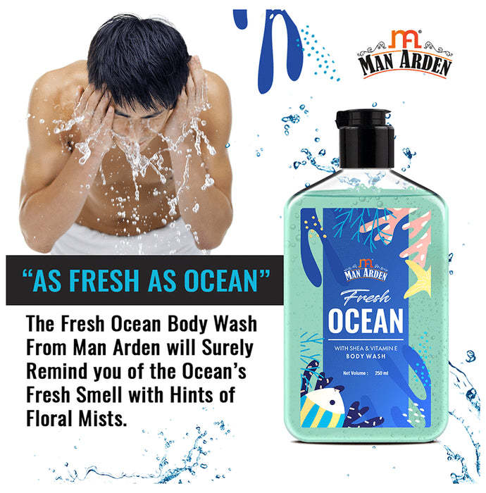 Man Arden Fresh Ocean with Shea & Vitamin E Body Wash