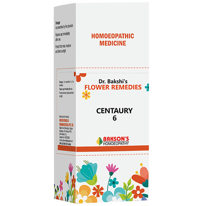BAKSON Dr. Bakshi's Bach Flower Centaury 6 CH - Classic Derma