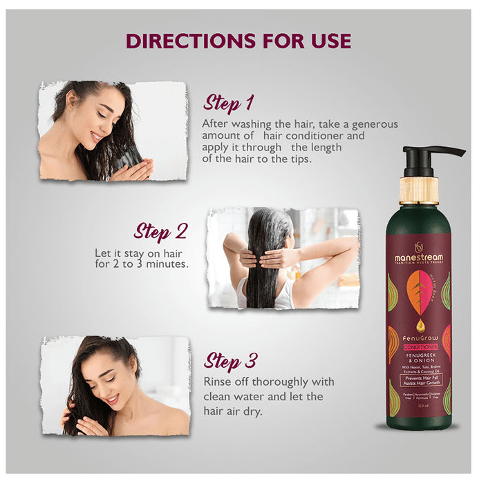 Manestream Fenu Grow Conditioner Fenugreek & Onion