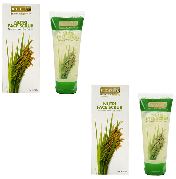Richfeel Nutri Face Scrub (100gm Each) - Classic Derma