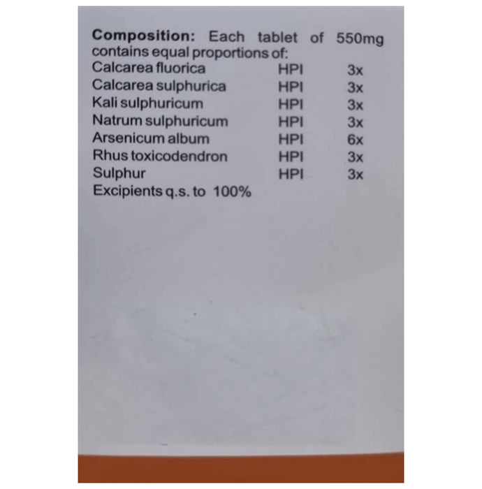 Bakson's Dandruff Aid Tablet