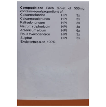 Bakson's Dandruff Aid Tablet